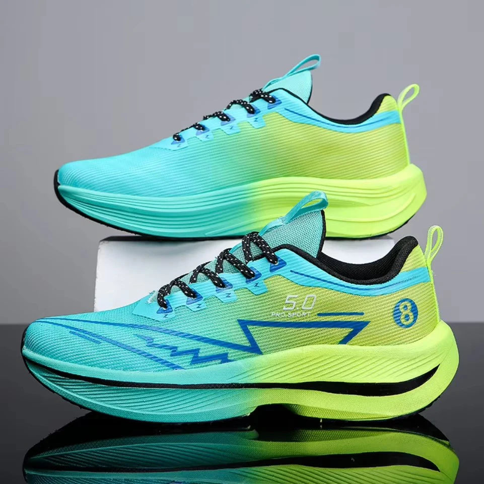 Men’s carbon running sneakers with lightweight design for speed and performance