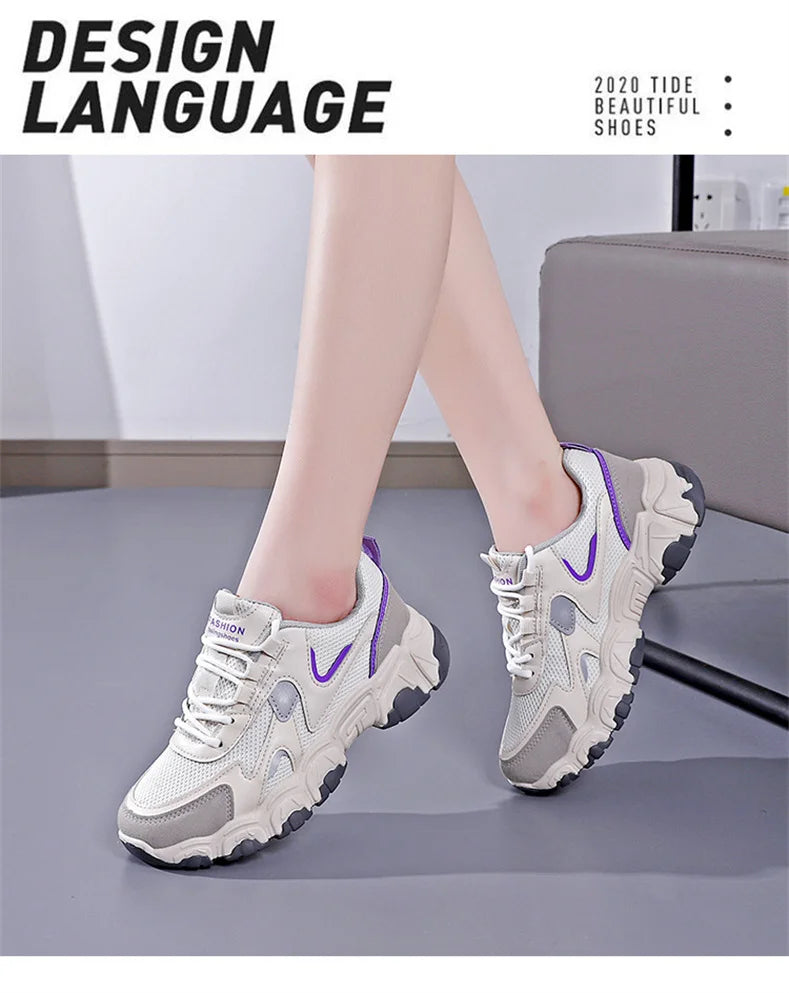Breathable women’s running sneakers with cushioned support and lightweight feel