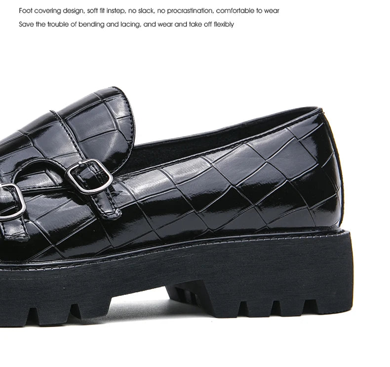 Men’s casual platform loafers ideal for modern streetwear outfits