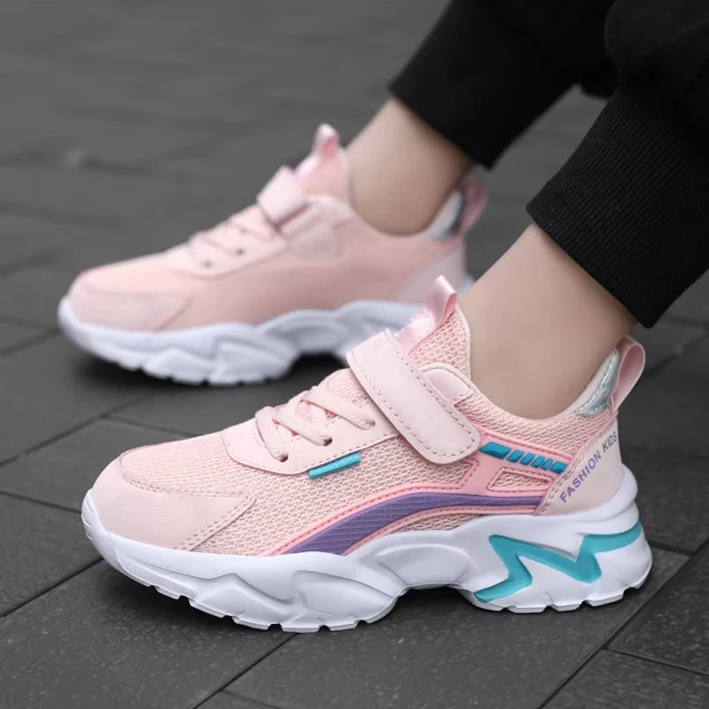 Kids breathable mesh sneakers with lightweight design for everyday comfort