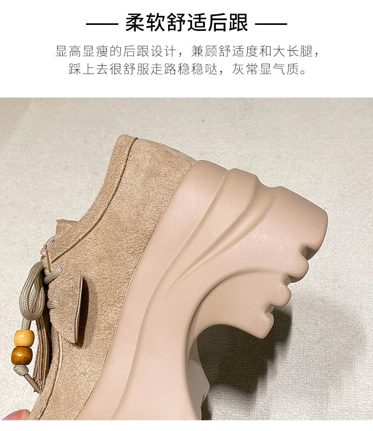 Stylish women’s platform shoes with slip-on convenience and comfort