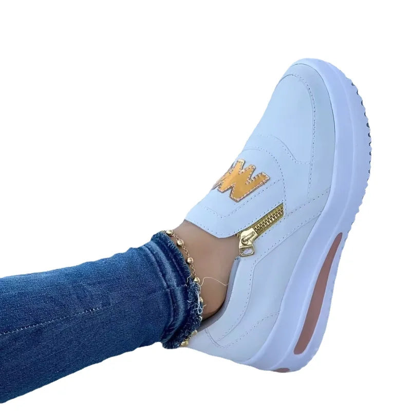 Women’s casual slip-on suede sneakers perfect for daily walking and travel
