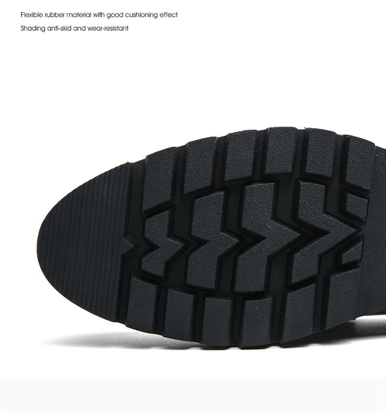 Fashion men’s loafers with platform sole for bold contemporary style