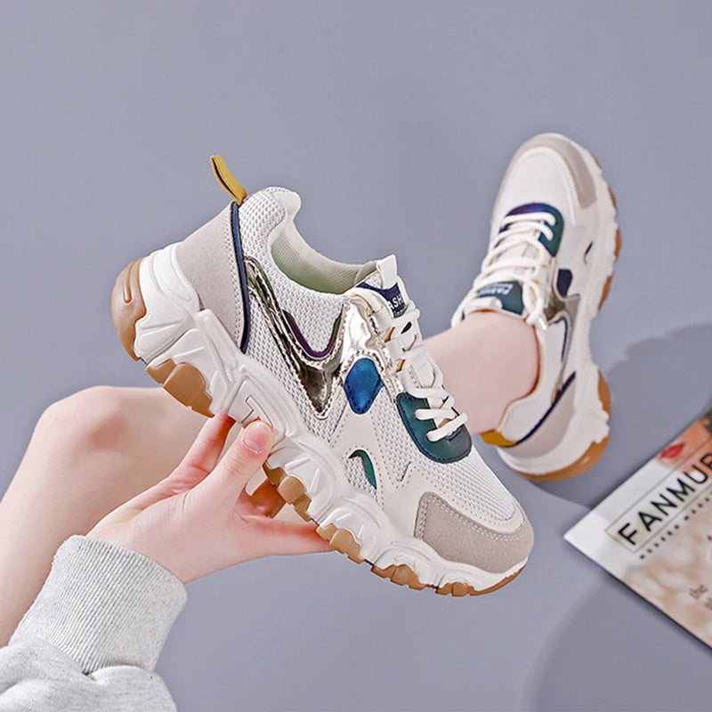 Fashion women’s mesh sneakers with modern sporty design and lightweight feel