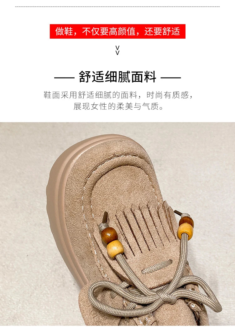 Comfortable platform loafers for women with all-day walking support