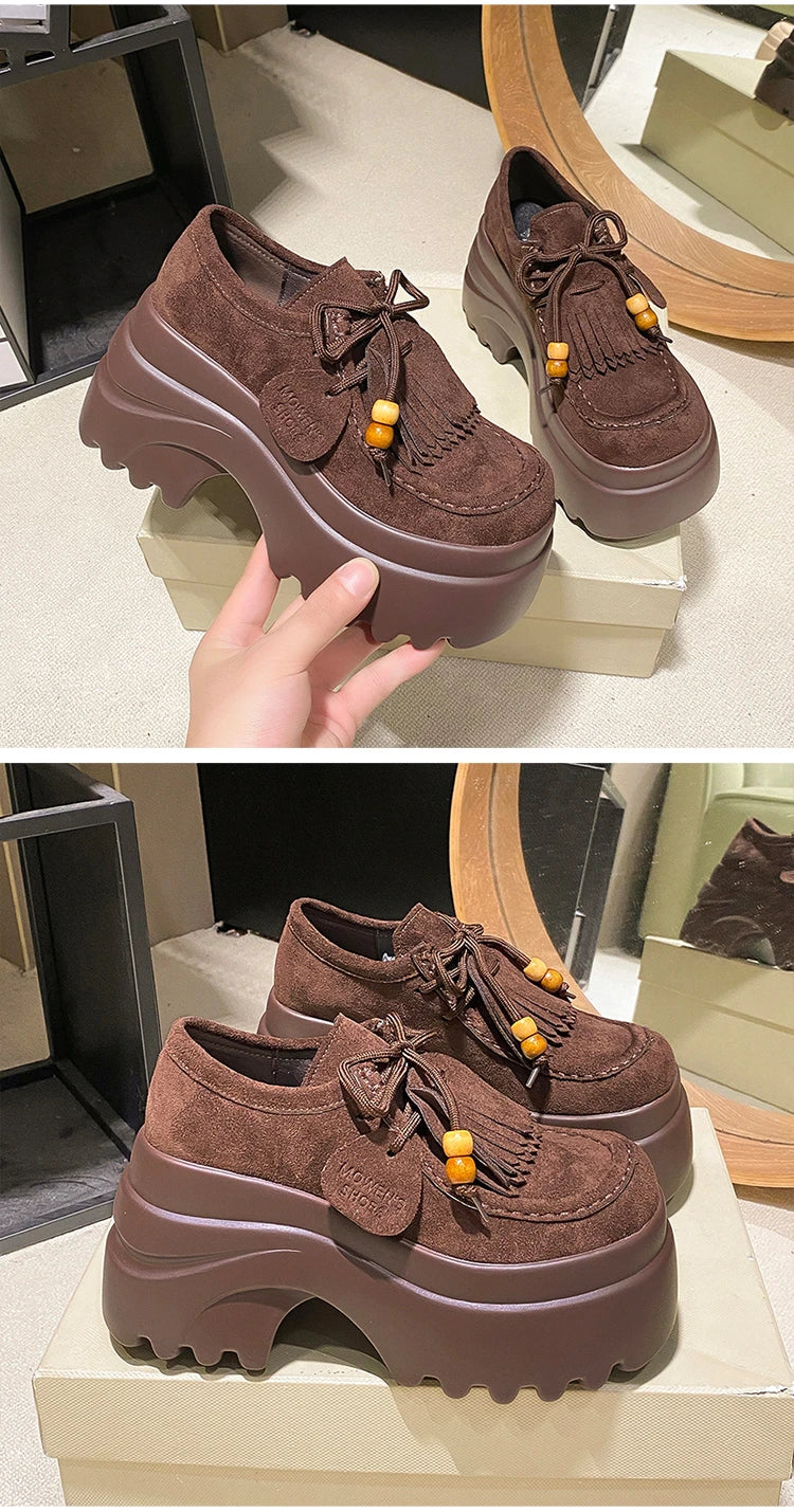 Trendy chunky loafers for women with durable and lightweight construction