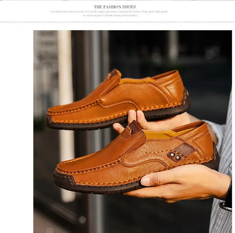 Classic men’s leather loafers for professional and smart casual outfits