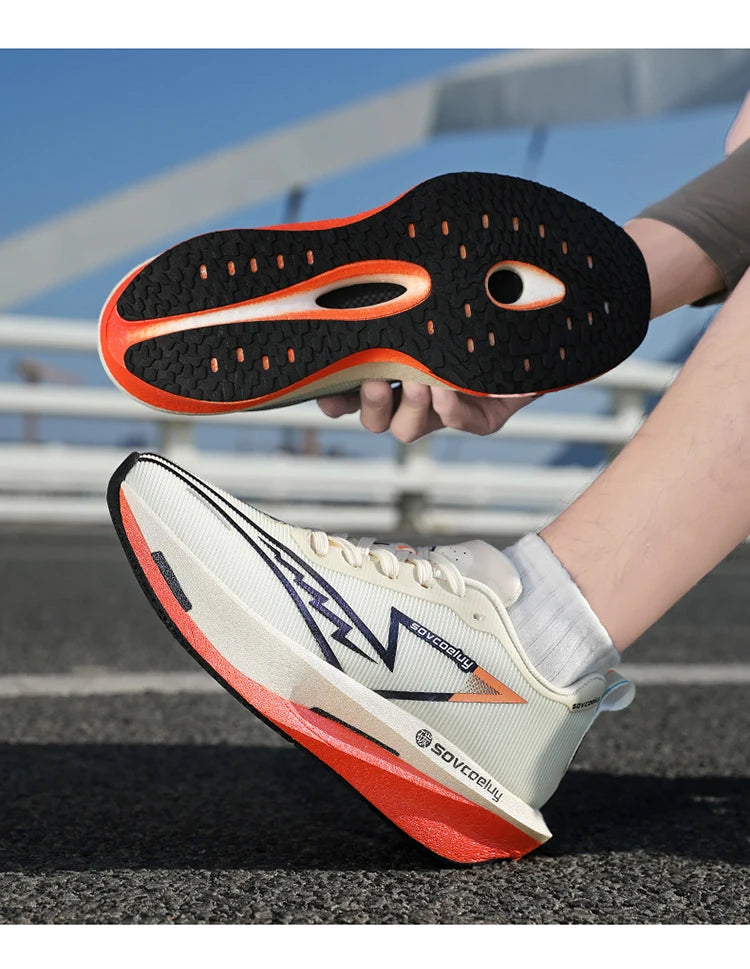 Breathable sports sneakers with cushioned sole for extended wear
