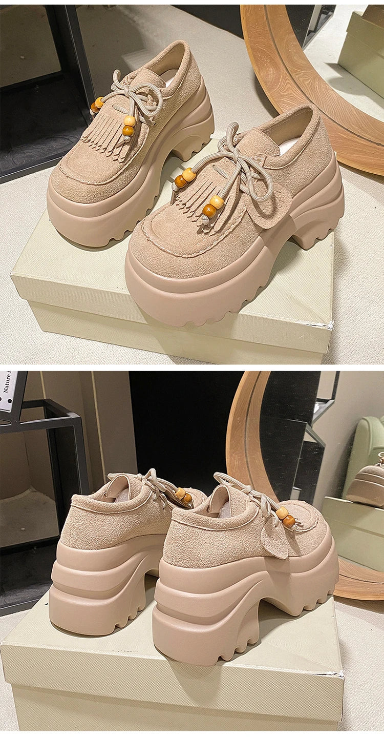 Women’s casual platform loafers ideal for office and weekend outfits