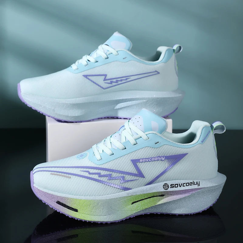Lightweight athletic sneakers with cushioned sole for all-day comfort