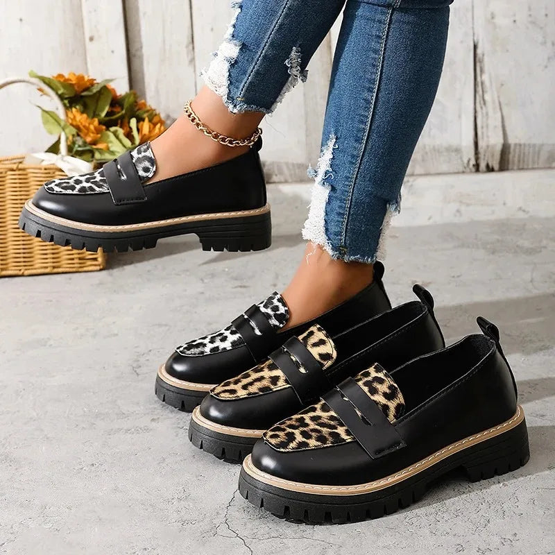 Trendy women’s leopard loafers perfect for work, travel, and everyday wear