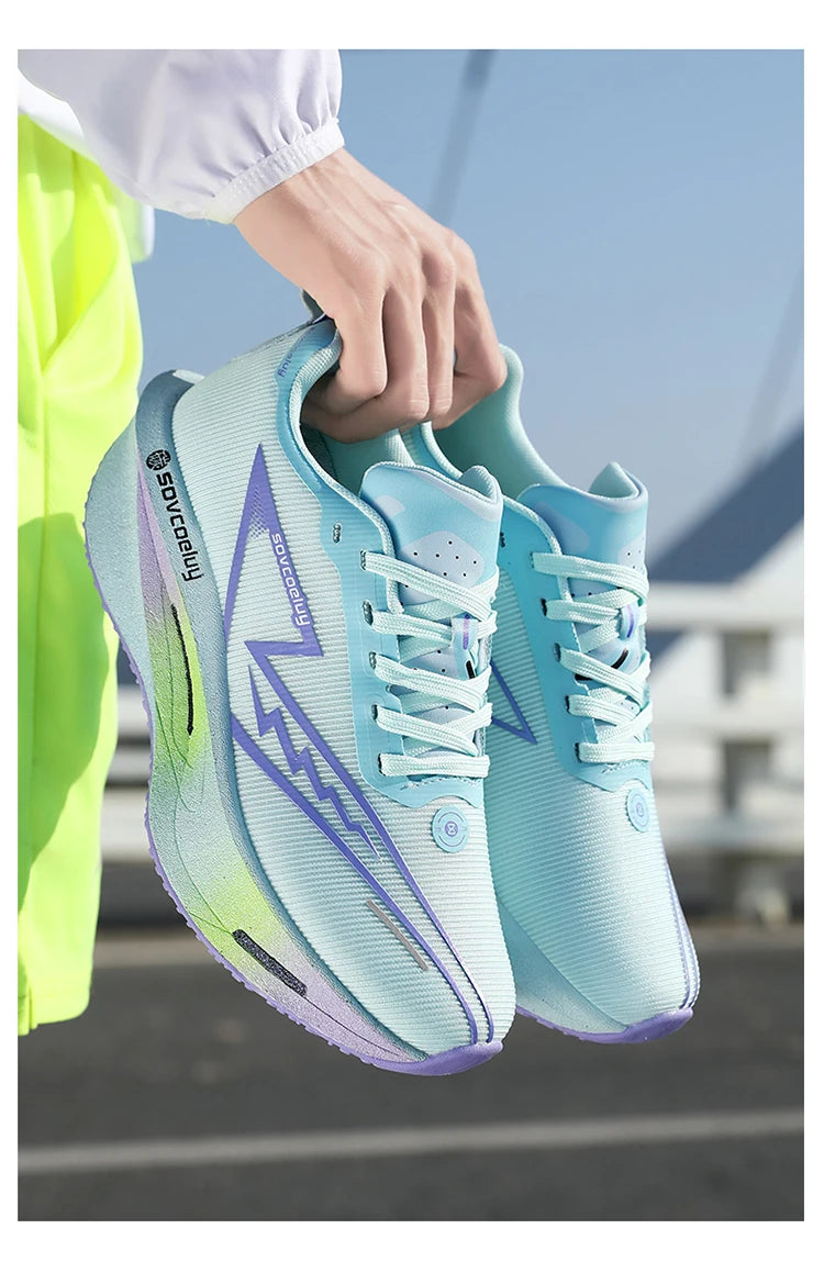 Comfortable athletic running shoes with modern sporty design
